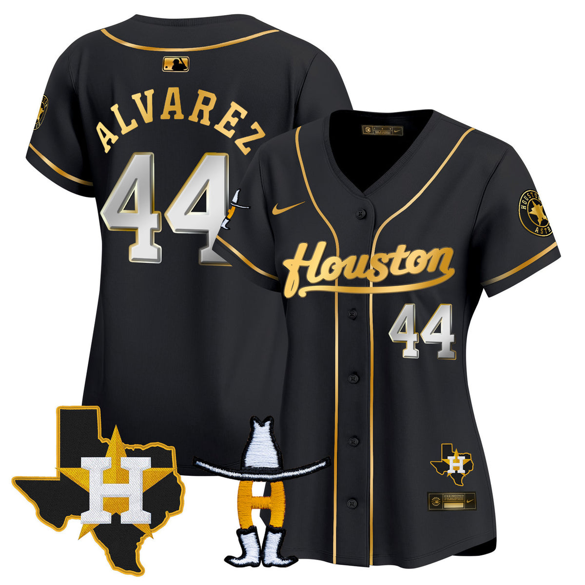 Houston Astros Women'S Houston Rodeo Patch Vapor Premier Limited Jersey