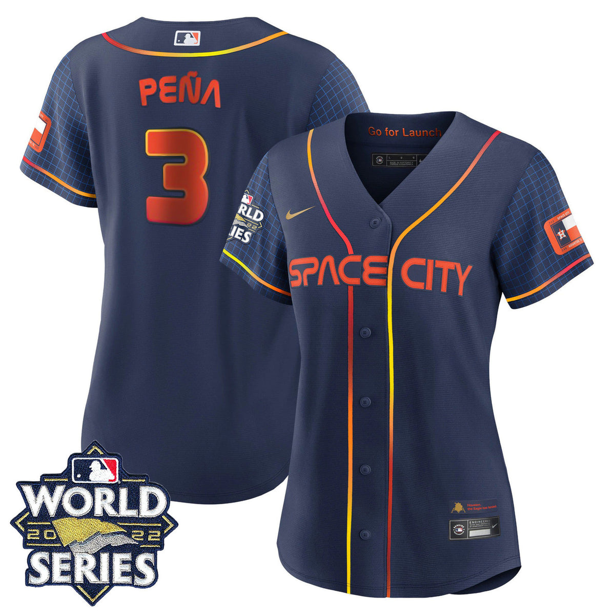 Houston Astros Women'S 2022 Space City World Series Limited Jersey