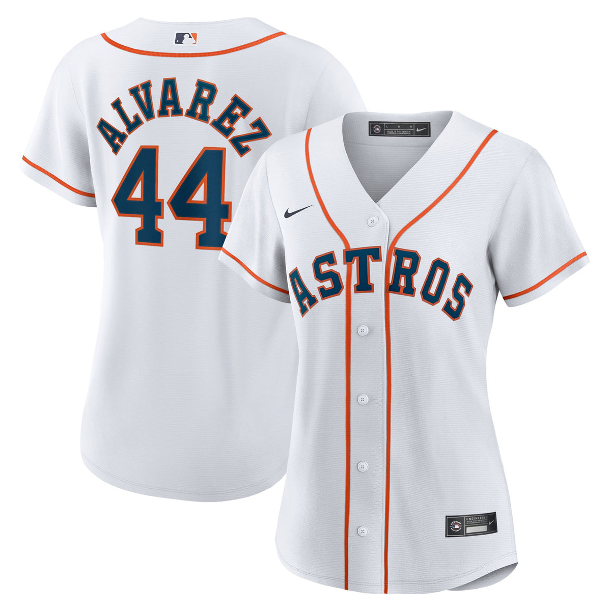 Yordan Alvarez #44 Houston Astros Nike Women'S Home Limited Jersey - White