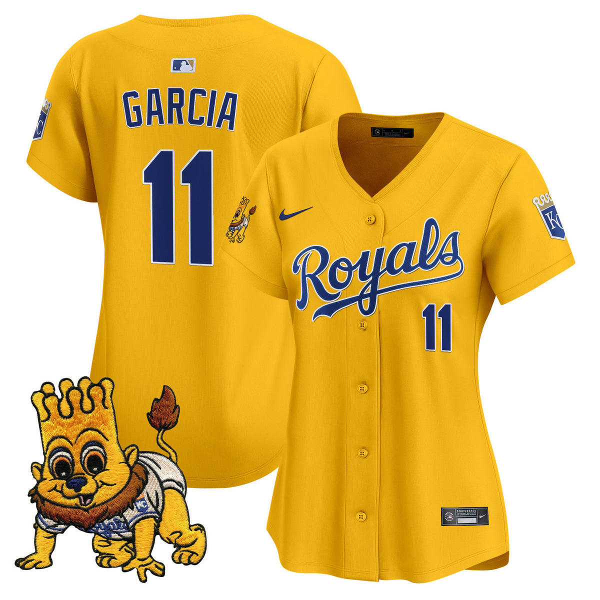 Kansas City Royals Women'S Sluggerrr Patch Vapor Premier Limited Jersey