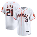 Yainer Diaz #21 Houston Astros Nike Home Limited Player Jersey - White