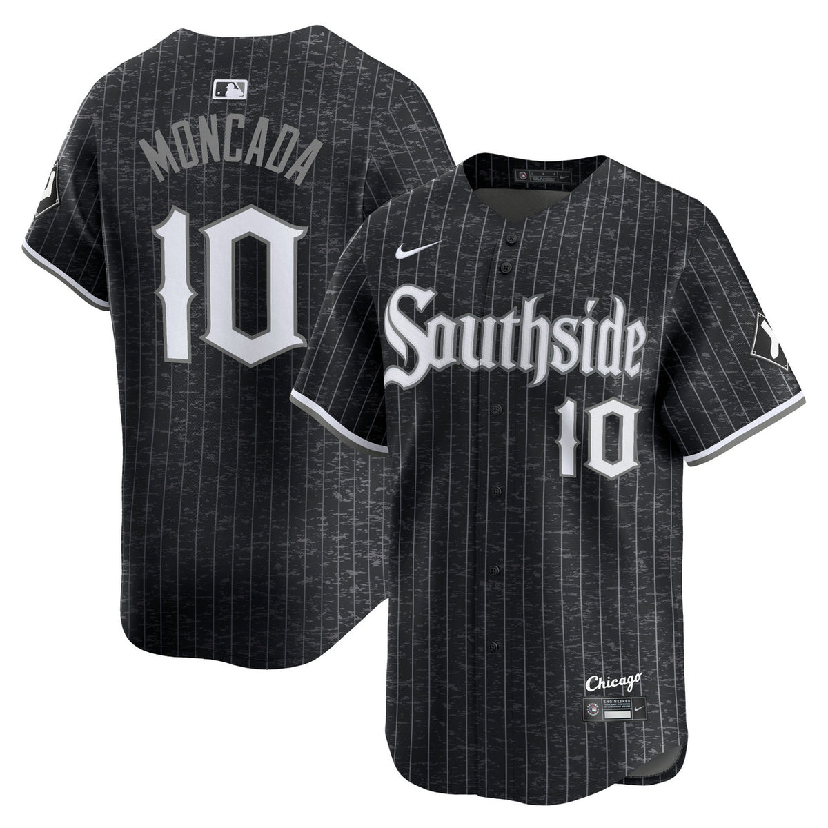Chicago White Sox Nike Yo����N Moncada City Connect Limited Player Jersey - Black