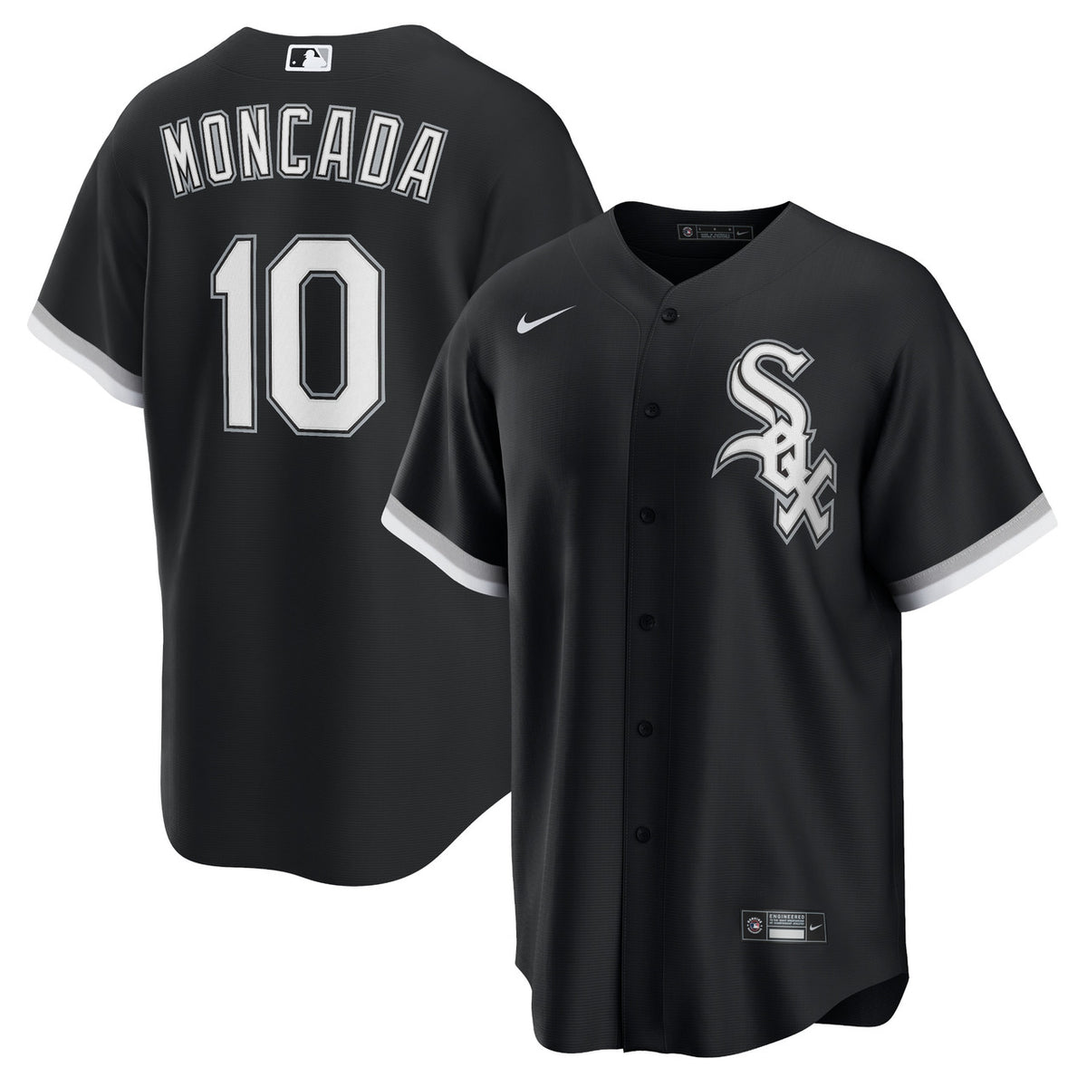 Yoan Moncada Chicago White Sox Nike Alternate Limited Player Name Jersey - Black