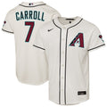 Corbin Carroll #7 Arizona Diamondbacks Nike Youth Home Stadium Limited Jersey - Cream