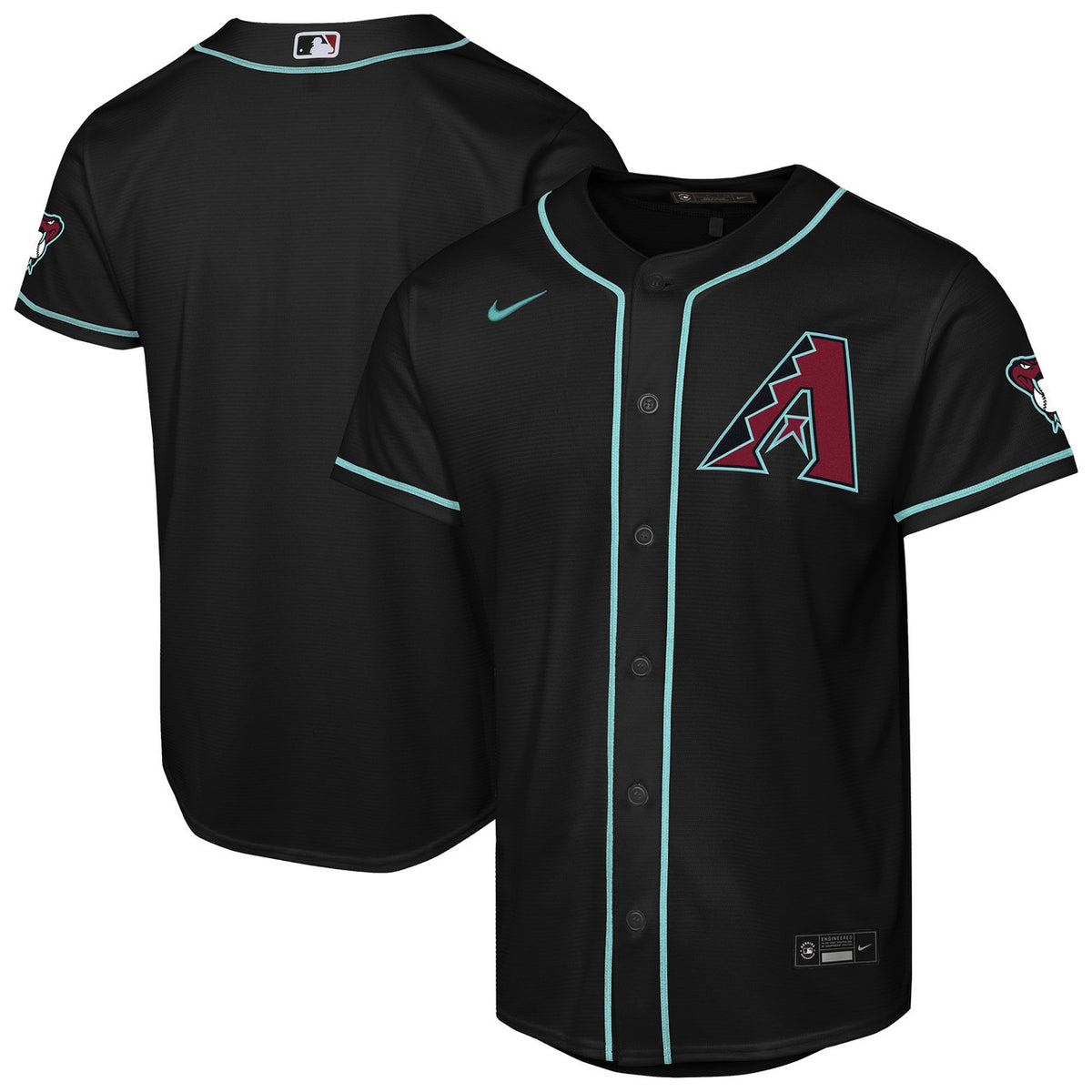 Black Alternate Arizona Diamondbacks Nike Youth Stadium Limited Jersey