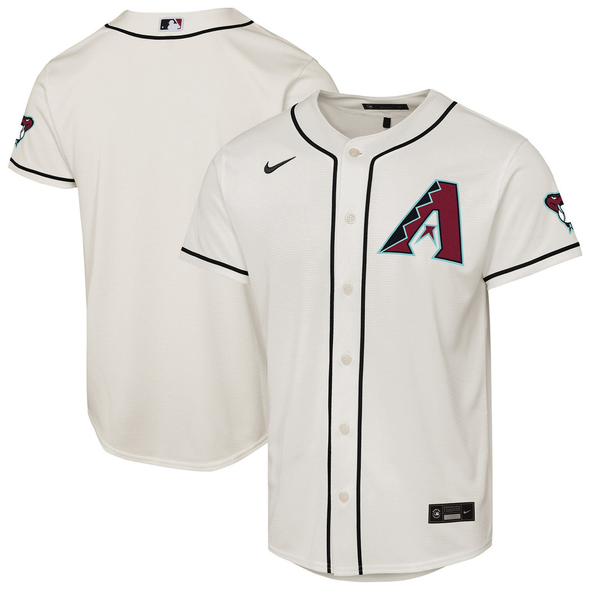 Arizona Diamondbacks Nike Youth Home Stadium Limited Jersey - Cream