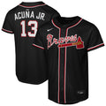 Atlanta Braves Nike Youth Ronald Acu����A Jr. Fashion Limited Player Jersey - Black