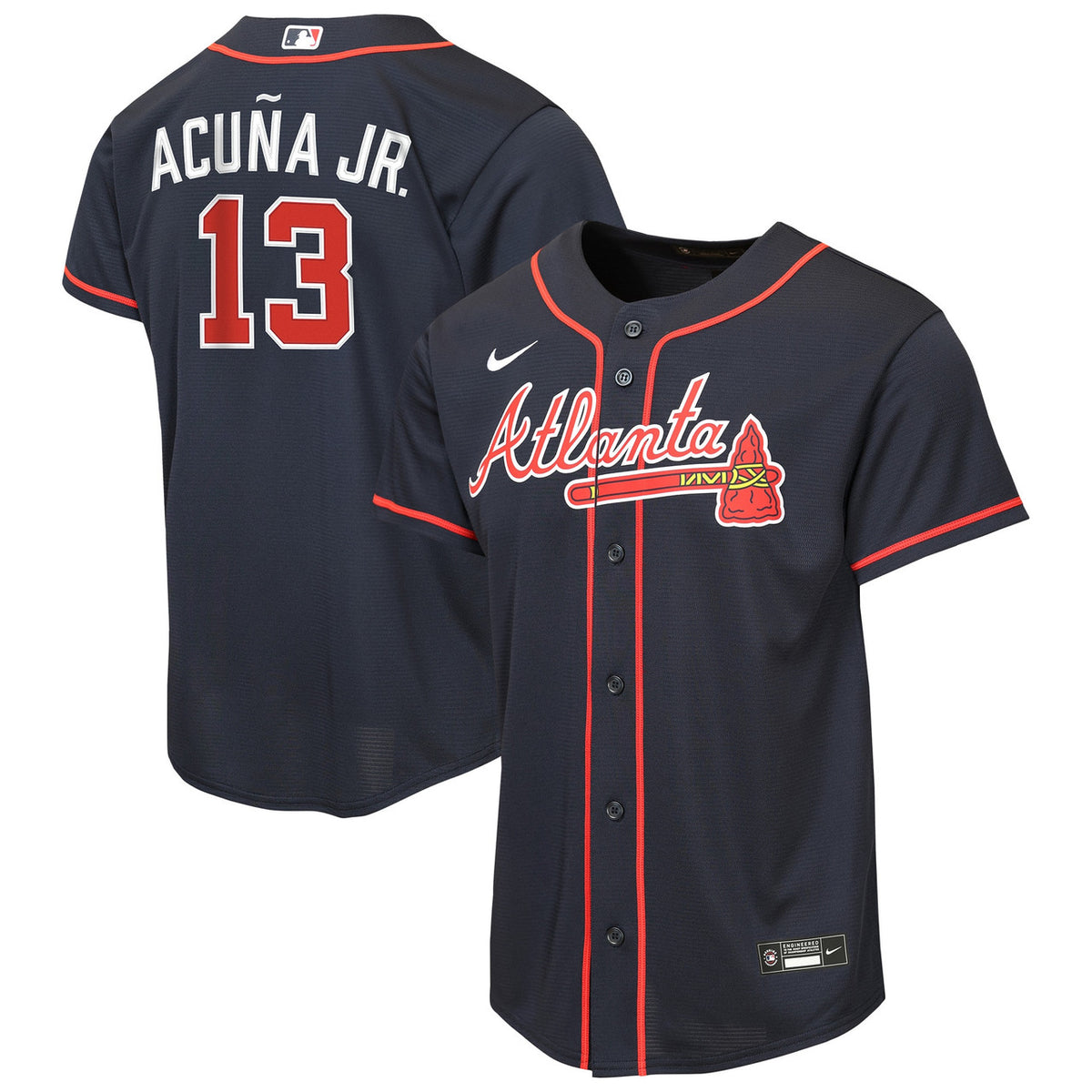 Atlanta Braves Nike Youth Ronald Acu����A Jr. Alternate Limited Jersey - Navy