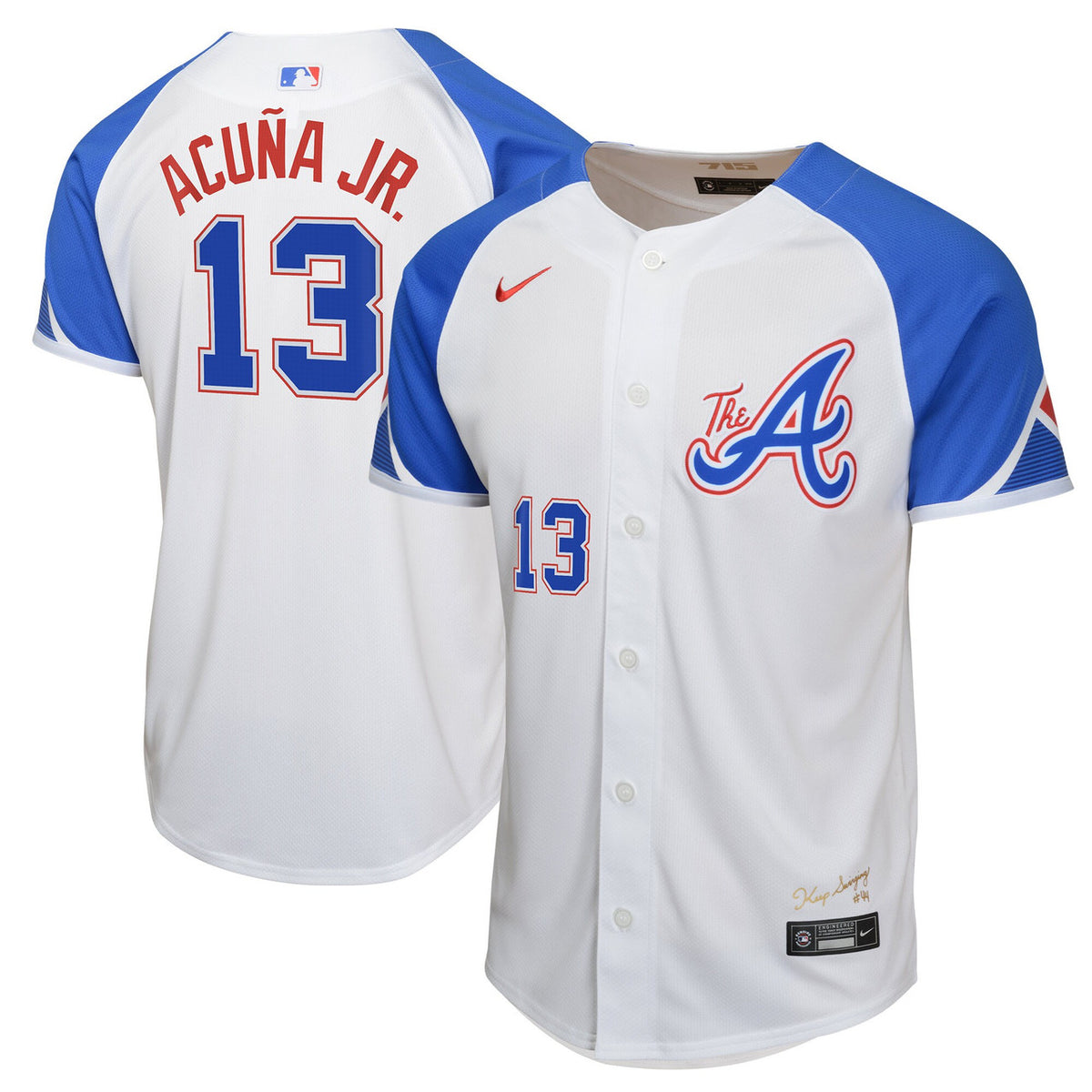 Atlanta Braves Nike Youth Ronald Acu����A Jr. City Connect Limited Player Jersey - White
