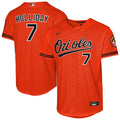 Jackson Holliday #2 Baltimore Orioles Nike Youth Alternate Stadium Limited Player Jersey - Orange