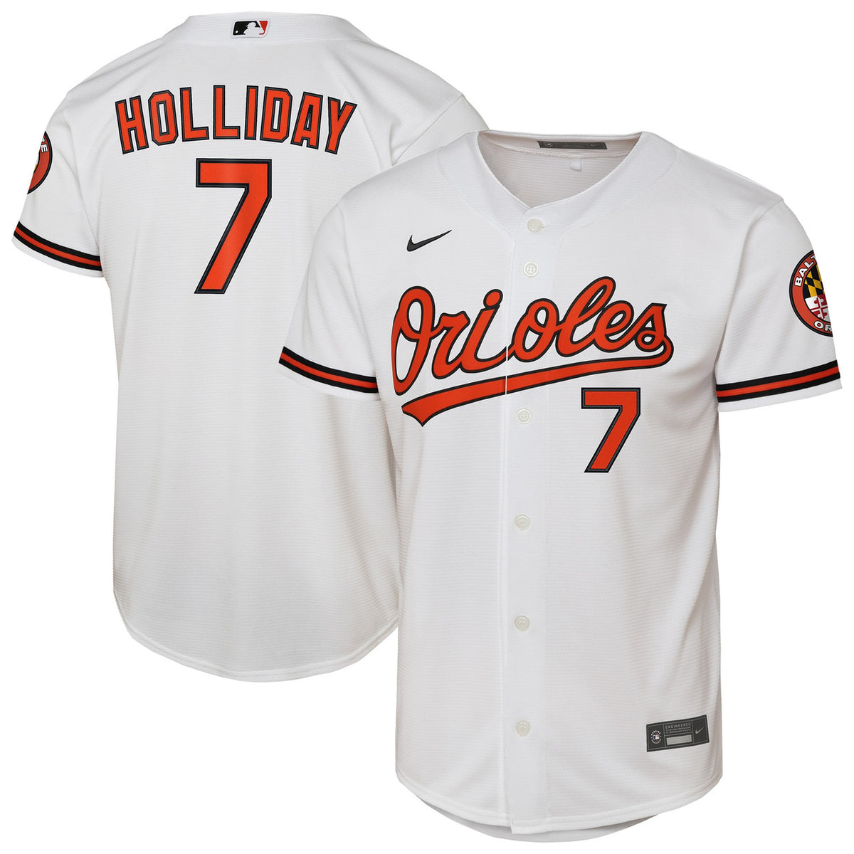Jackson Holliday Baltimore Orioles Nike Youth Home Stadium Limited Player Jersey - White