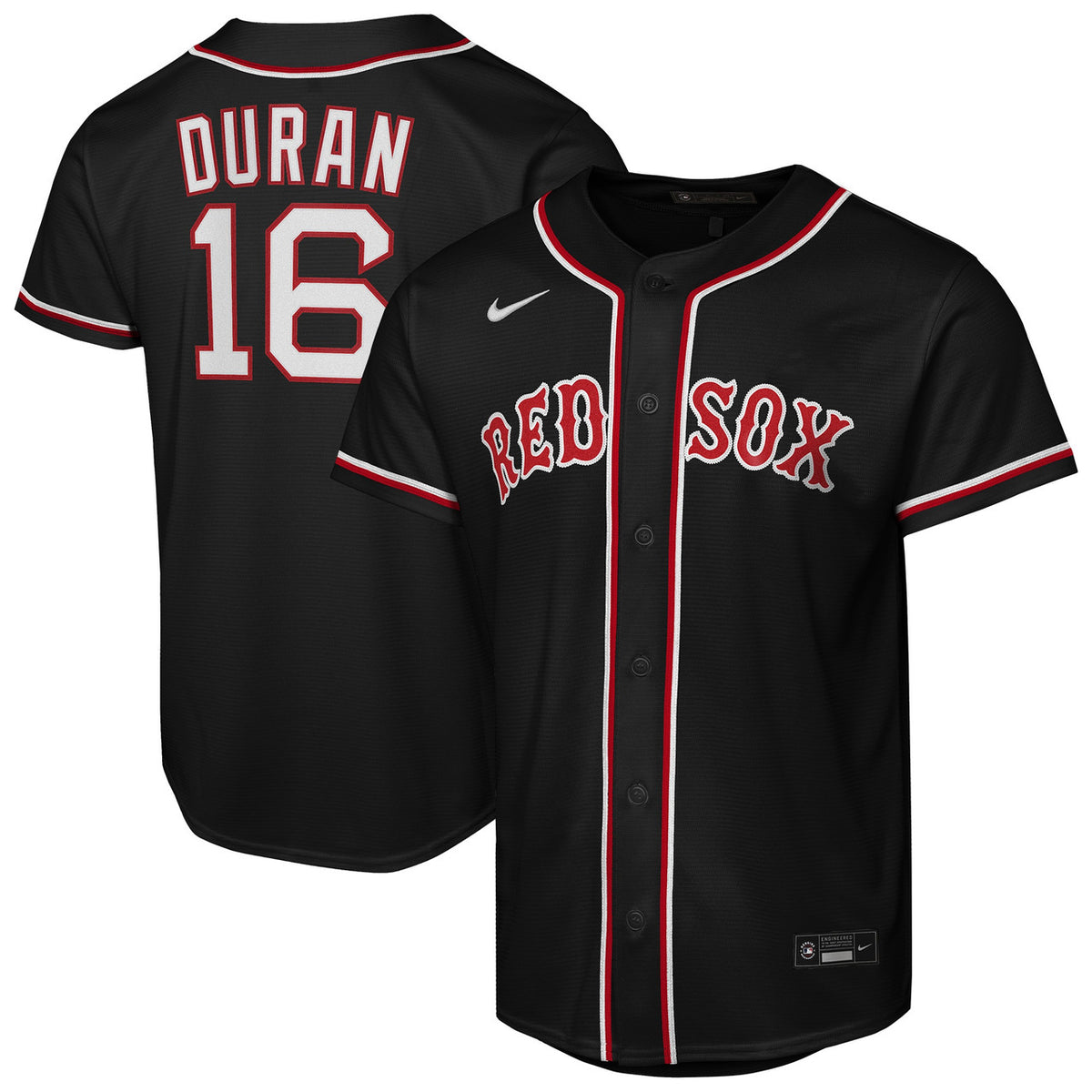 Jarren Duran #16 Boston Red Sox Nike Youth Fashion Limited Player Jersey - Black