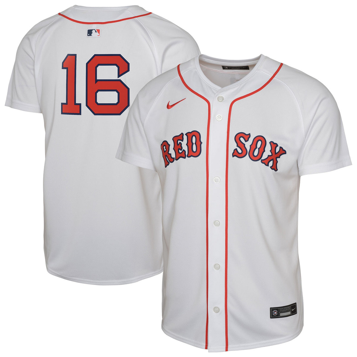 Jarren Duran #16 Boston Red Sox Nike Youth Limited Player Jersey - White