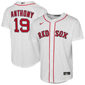 Roman Anthony #19 Boston Red Sox Nike Youth Home Baseline Limited Jersey - White