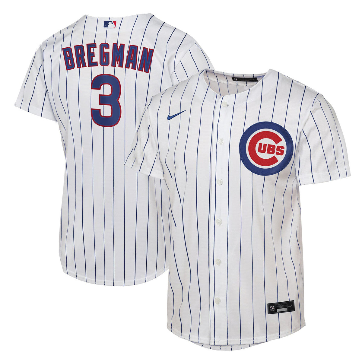 Alex Bregman #3 Chicago Cubs Nike Youth Home Limited Jersey - White