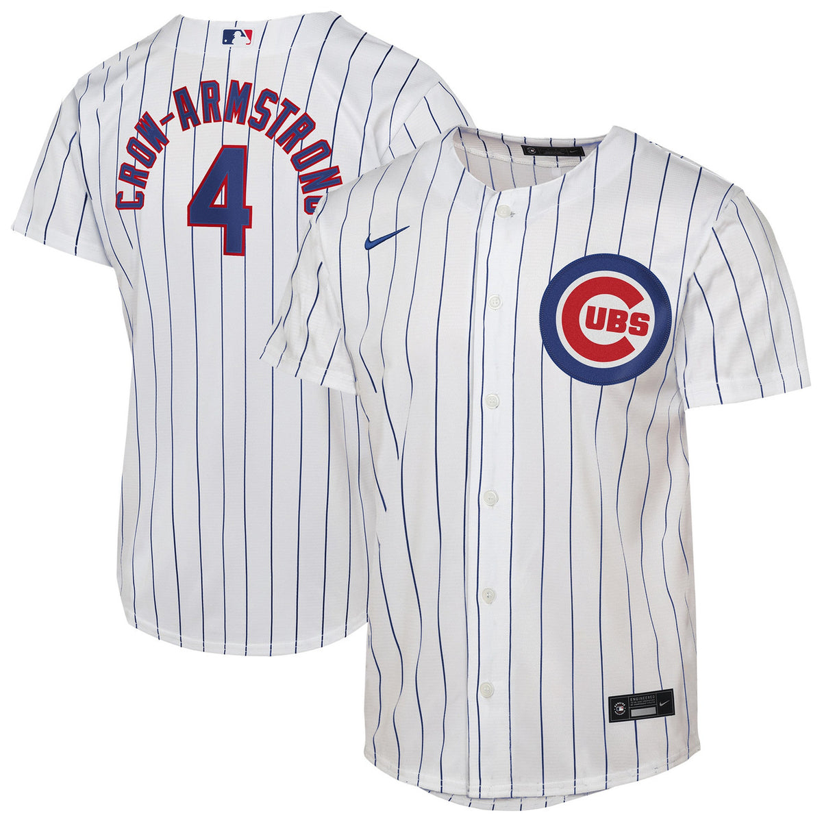 Pete Crow-Armstrong #4 Chicago Cubs Nike Youth Home Limited Player Jersey - White