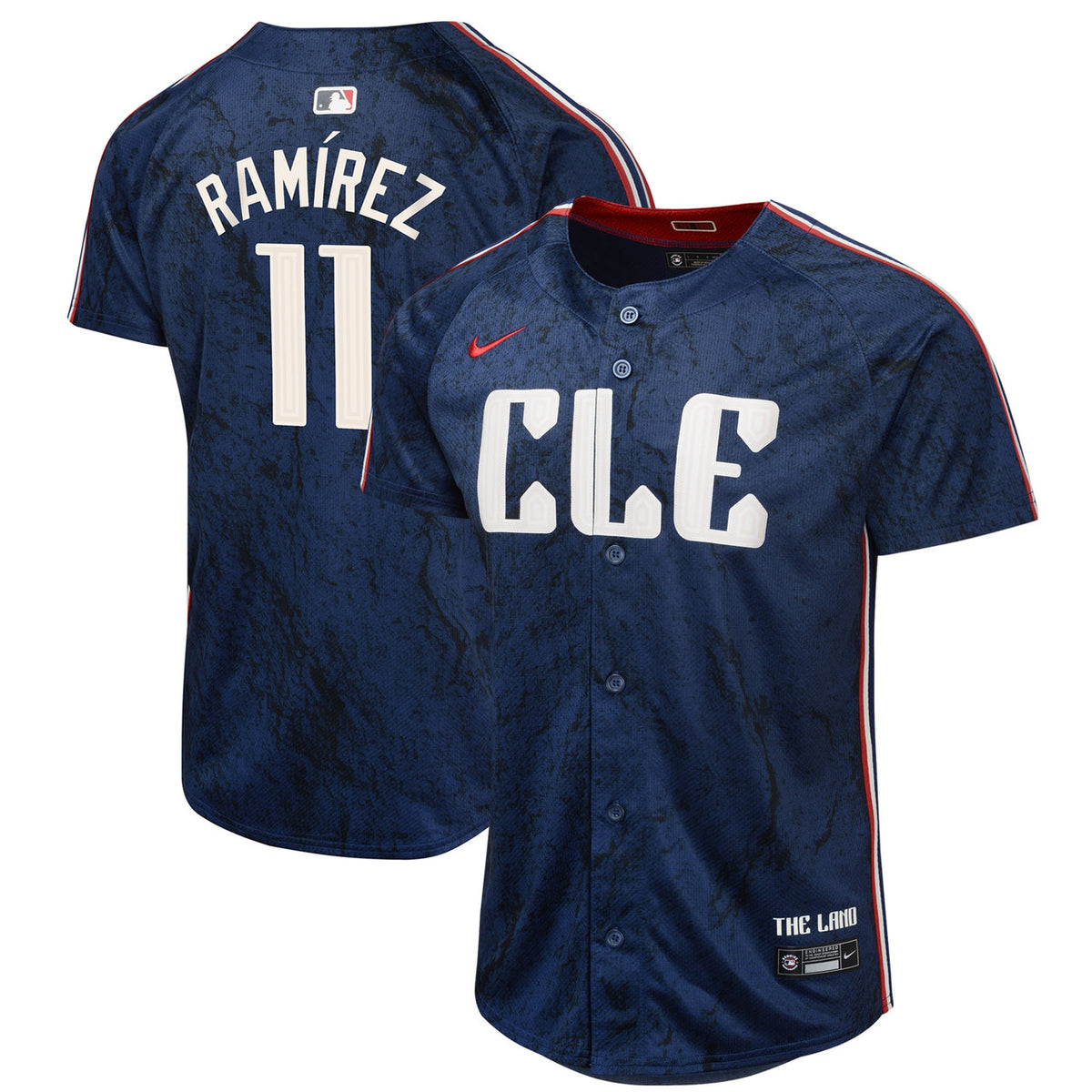 Jose Ramirez #11 Cleveland Guardians Nike Youth 2024 City Connect Limited Jersey - Navy