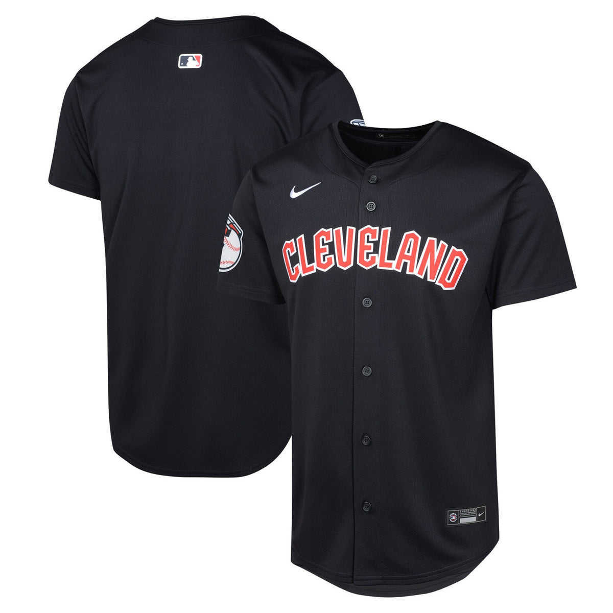 Cleveland Guardians Nike Youth Alternate Limited Jersey - Navy