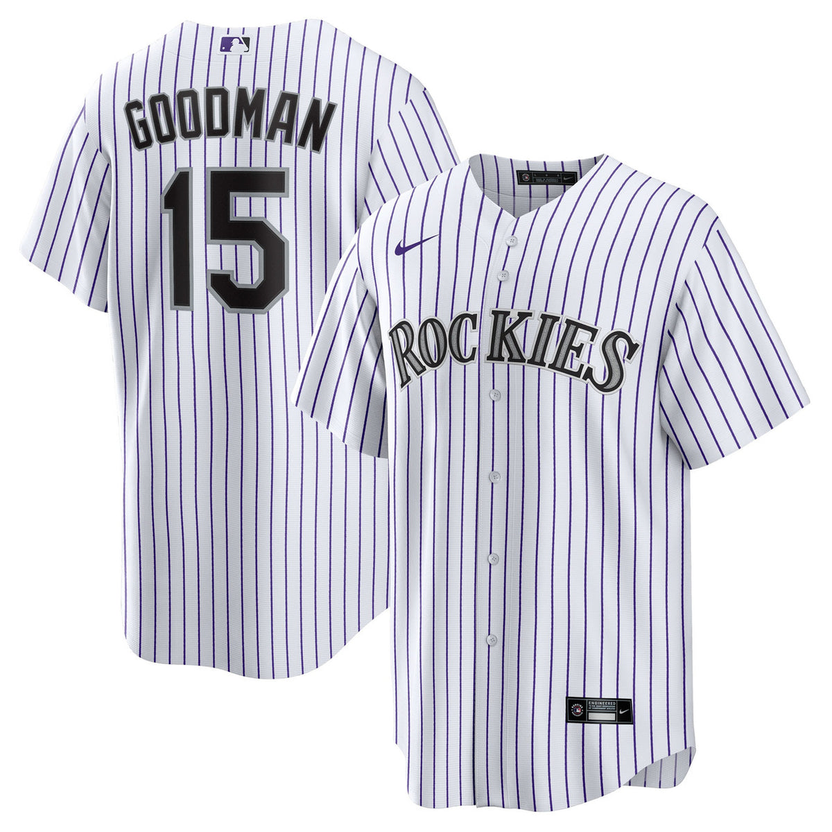 Hunter Goodman Colorado Rockies Nike Youth Home Limited Jersey - White