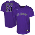 Kris Bryant #23 Colorado Rockies Nike Youth Alternate Limited Jersey - Purple