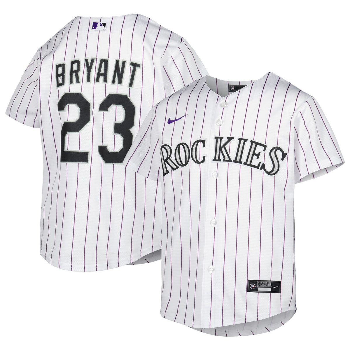Kris Bryant #23 Colorado Rockies Nike Youth Alternate Limited Player Jersey - White