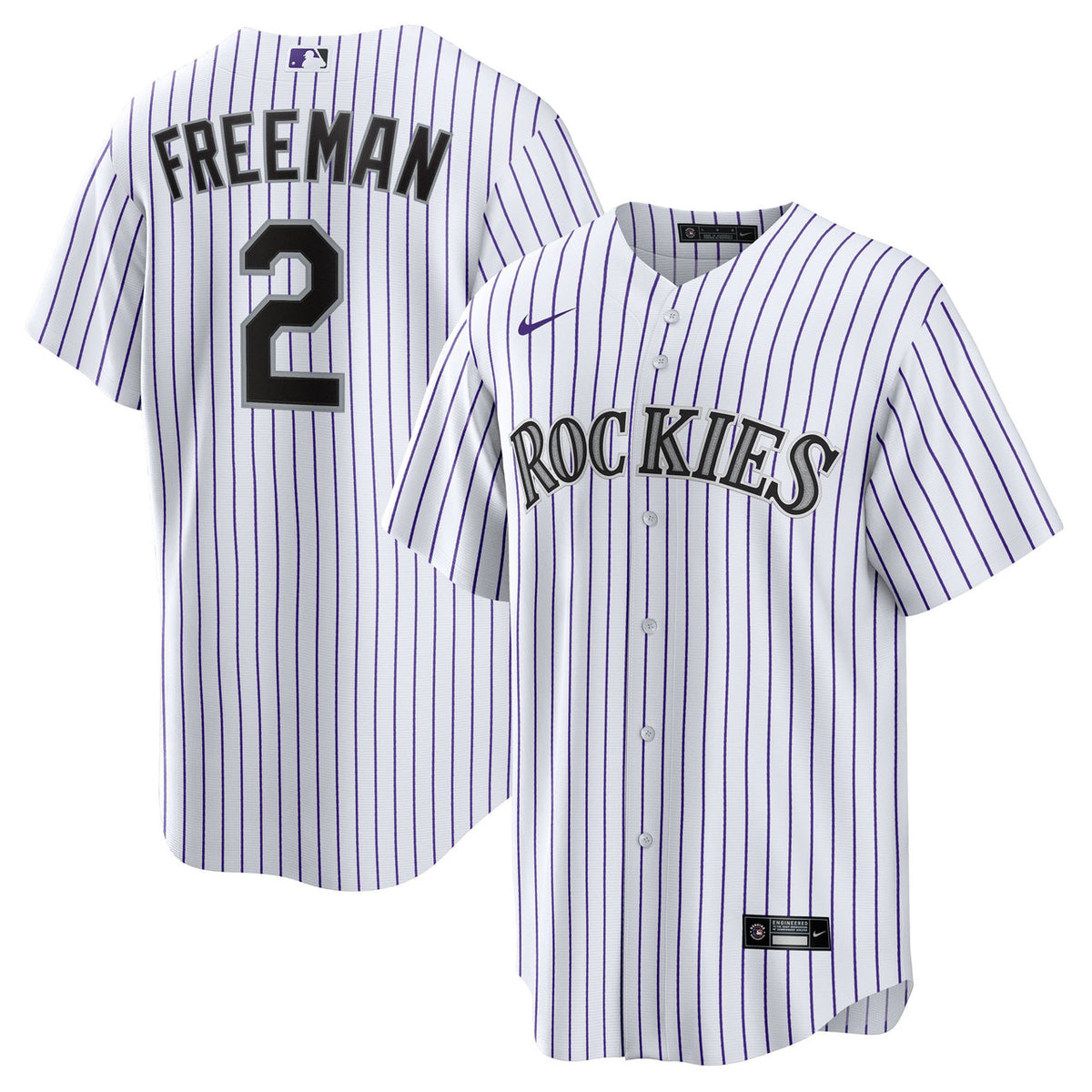 Tyler Freeman Colorado Rockies Nike Youth Home Limited Jersey - White