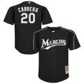 Miguel Cabrera #24 Florida Marlins Mitchell & Ness Youth Mesh Batting Practice Limited Jersey - Black
