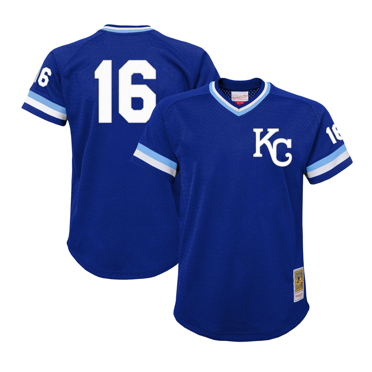 Bo Jackson Kansas City Royals Mitchell & Ness Youth Cooperstown Mesh Limited Batting Practice Jersey - Royal