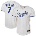 Bobby Witt Jr. #7 Kansas City Royals Nike Youth Home Limited Player Jersey - White