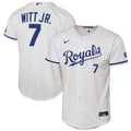 Bobby Witt Jr. #7 Kansas City Royals Nike Youth Home Stadium Limited Jersey - White
