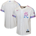 Kansas City Royals Nike Youth 2026 City Connect Stadium Limited Jersey - White