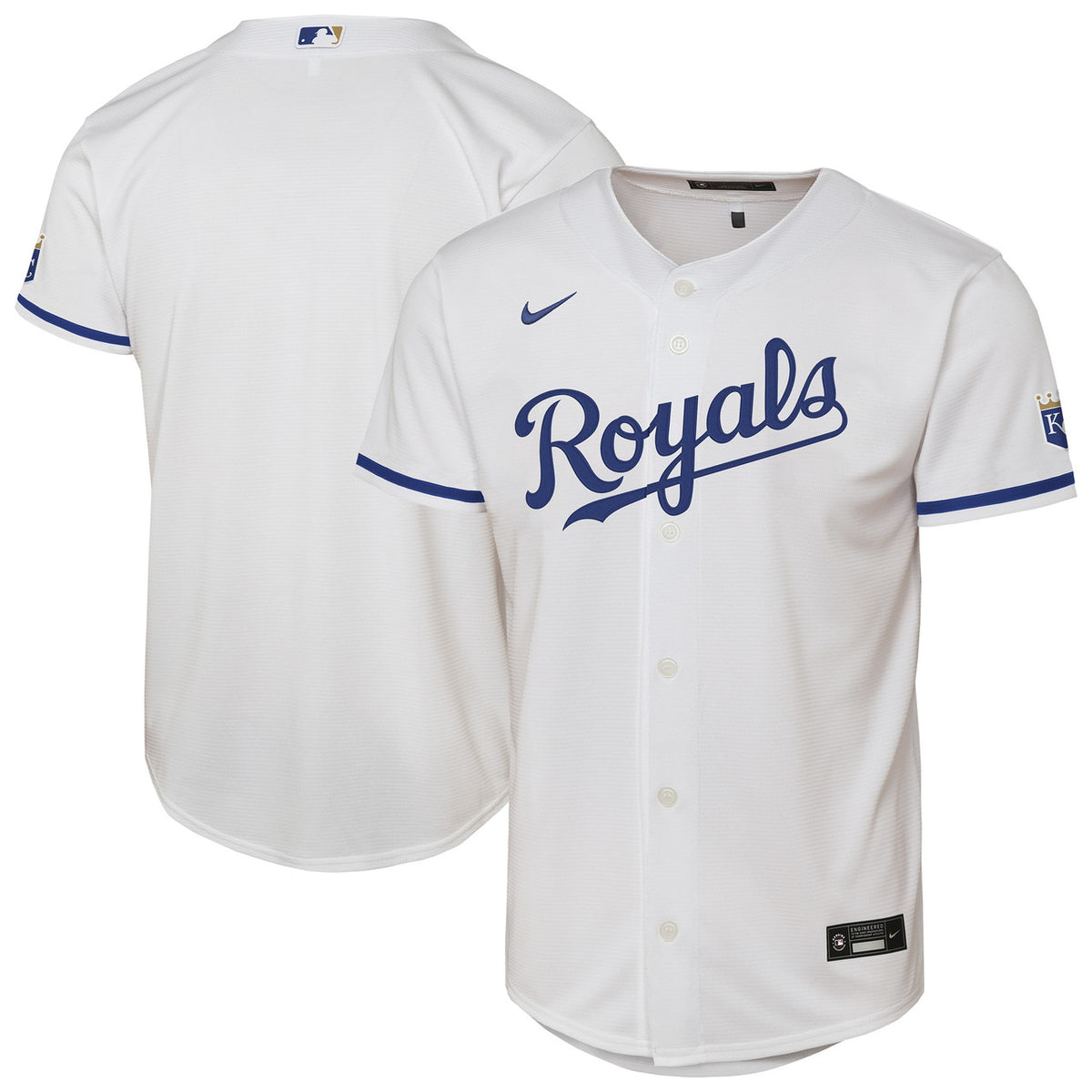 Kansas City Royals Nike Youth Home Stadium Limited Jersey - White