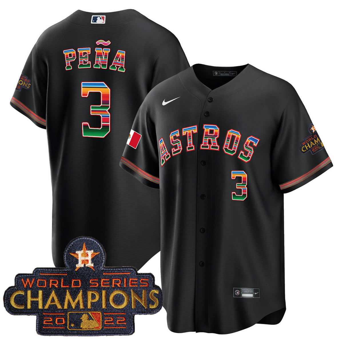 Houston Astros Youth 'S Mexico Cool Base Limited Jersey