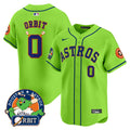 Houston Astros Youth 'S Orbit Patch Vapor Premier V2 Limited Jersey