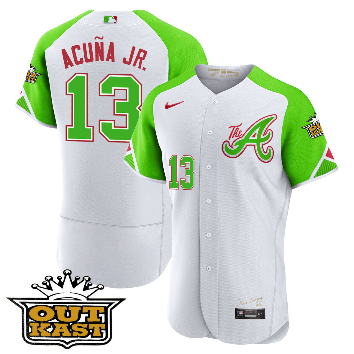 Atlanta Braves Youth 'S Atliens City Connect Limited Flex Base Jersey
