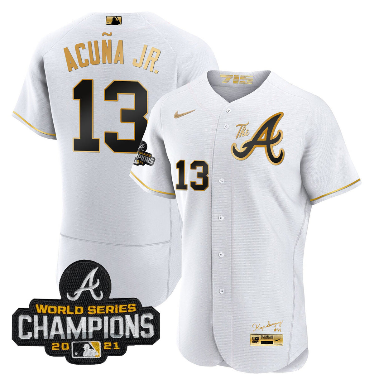 Atlanta Braves Youth 'S Champions City Connect Limited Flex Base Jersey - Gold
