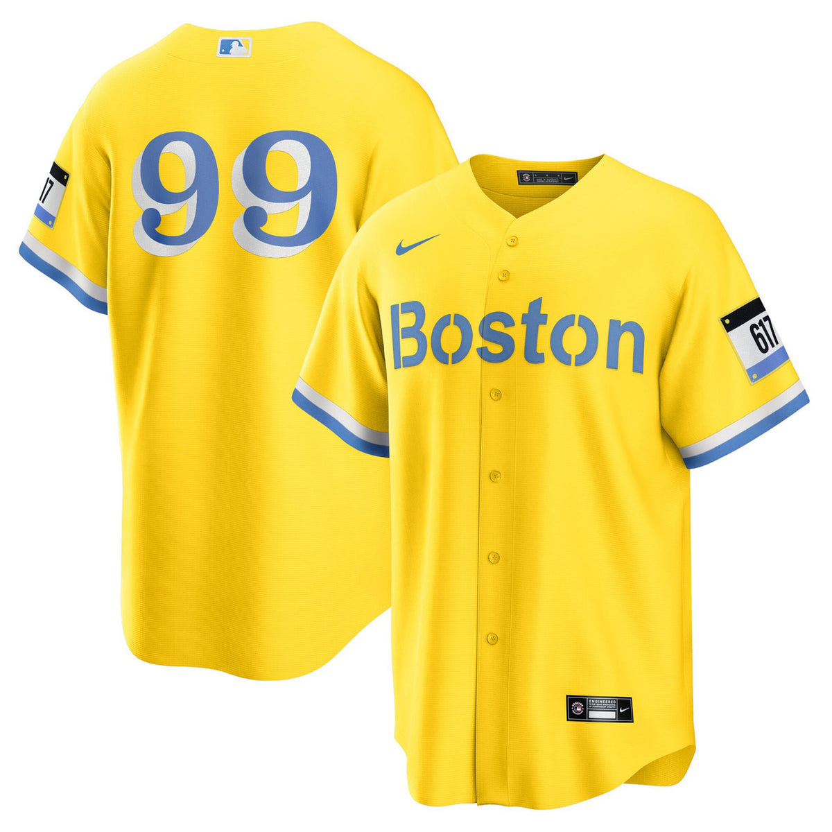 Boston Red Sox Youth 'S Limited Jersey - Yellow