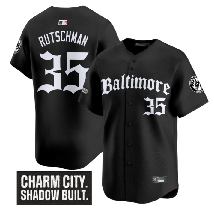 Adley Rutschman #35 Baltimore Orioles Gothic Harbor Edition Limited Jersey