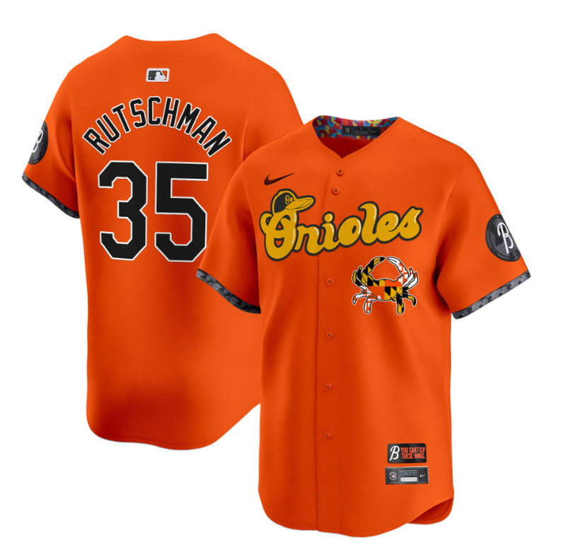 Adley Rutschman #35 Baltimore Orioles Maryland Crab Vapor O Limited Jersey - Blue