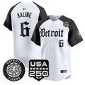 Al Kaline #6 Detroit Tigers Gothic Edition Vapor Limited Jersey
