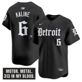 Al Kaline #6 Detroit Tigers Motor Gothic Edition Vapor Limited B Jersey