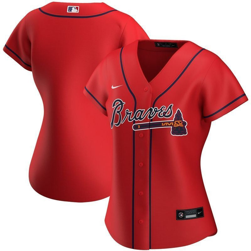 Atlanta Braves Womens 2020 Alanta Limited Jersey - Red