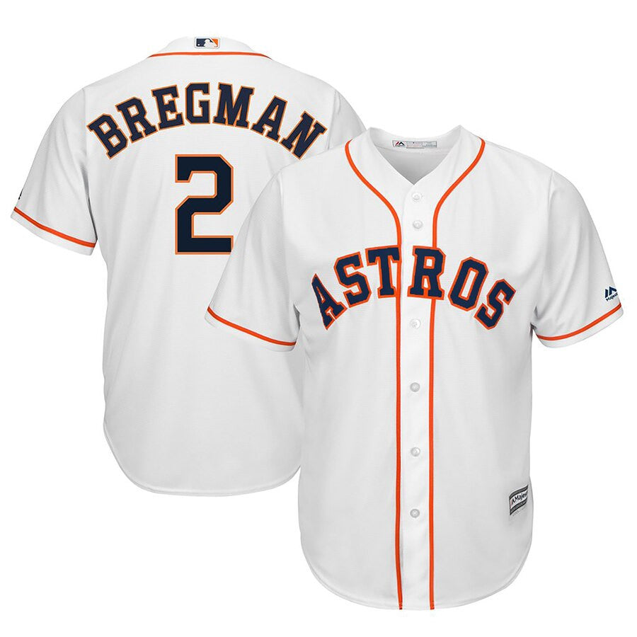 Alex Bregman #2 Houston Astros Majestic Home Cool Base Player Limited Jersey - White