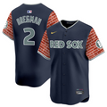 Alex Bregman #2 Boston Red Sox 2025 Fenway Brick Style Vapor Premier Jersey - Red