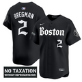Alex Bregman #2 Boston Red Sox Retro Newspaper Edition Vapor Premier Limi Jersey