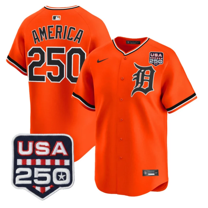 Detroit Tigers 2026 America #250 Alternate Vapor Limited Jersey