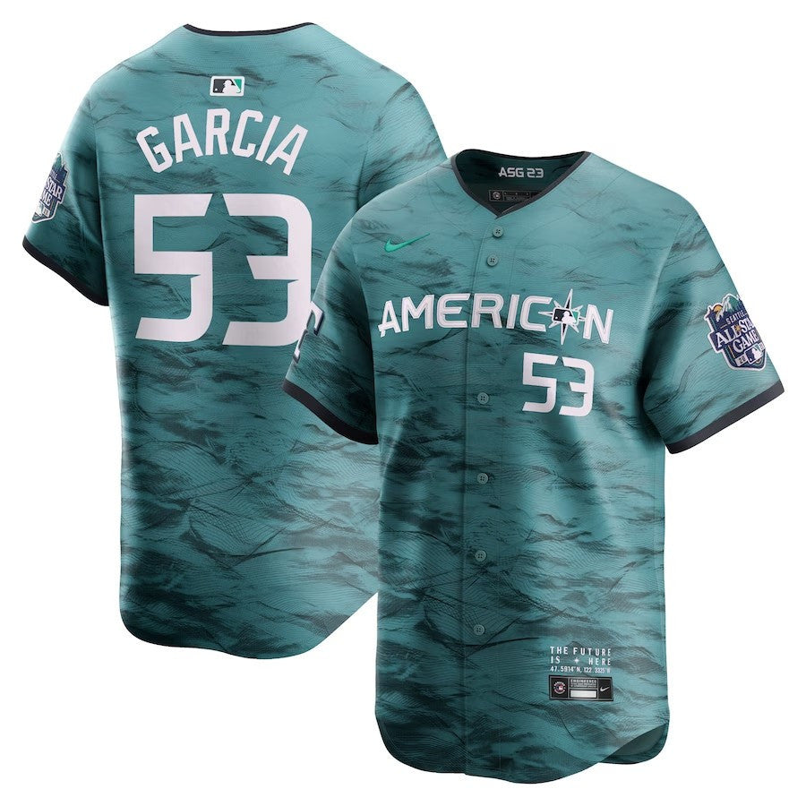 Adolis Garcia #53 American League 2023 Star Game Limited Player Jersey - Teal