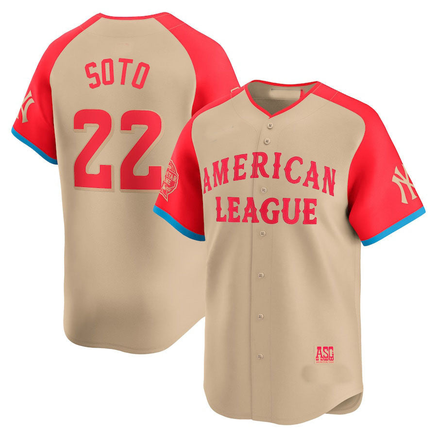 Juan Soto #22 American League 2024 All-Star Game Limited B Player Jersey - Cream