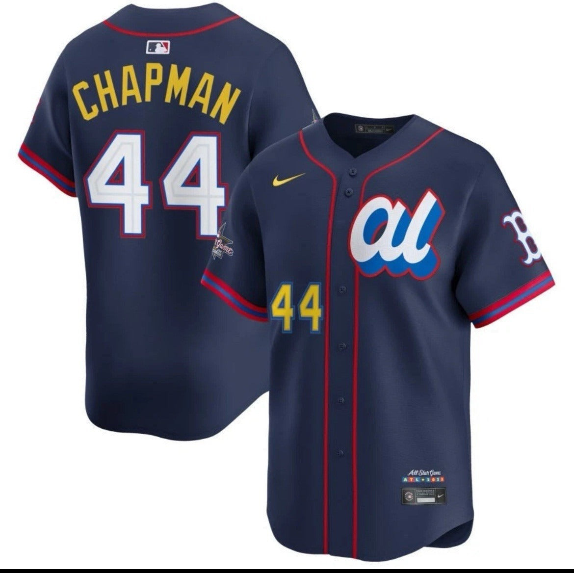 Aroldis Chapman #44 American League 2025 All-Star Limited Jersey - Navy