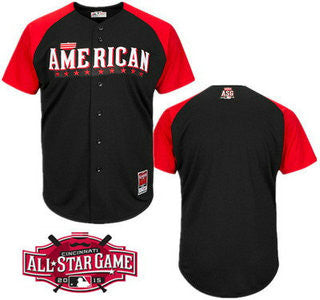 American League 2015 Blank Star Limited Jersey - Black